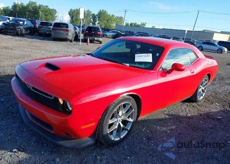 2022 Dodge Challenger Gt z USA, uszkodzony, nr VIN 2C3CDZJG7NH263594